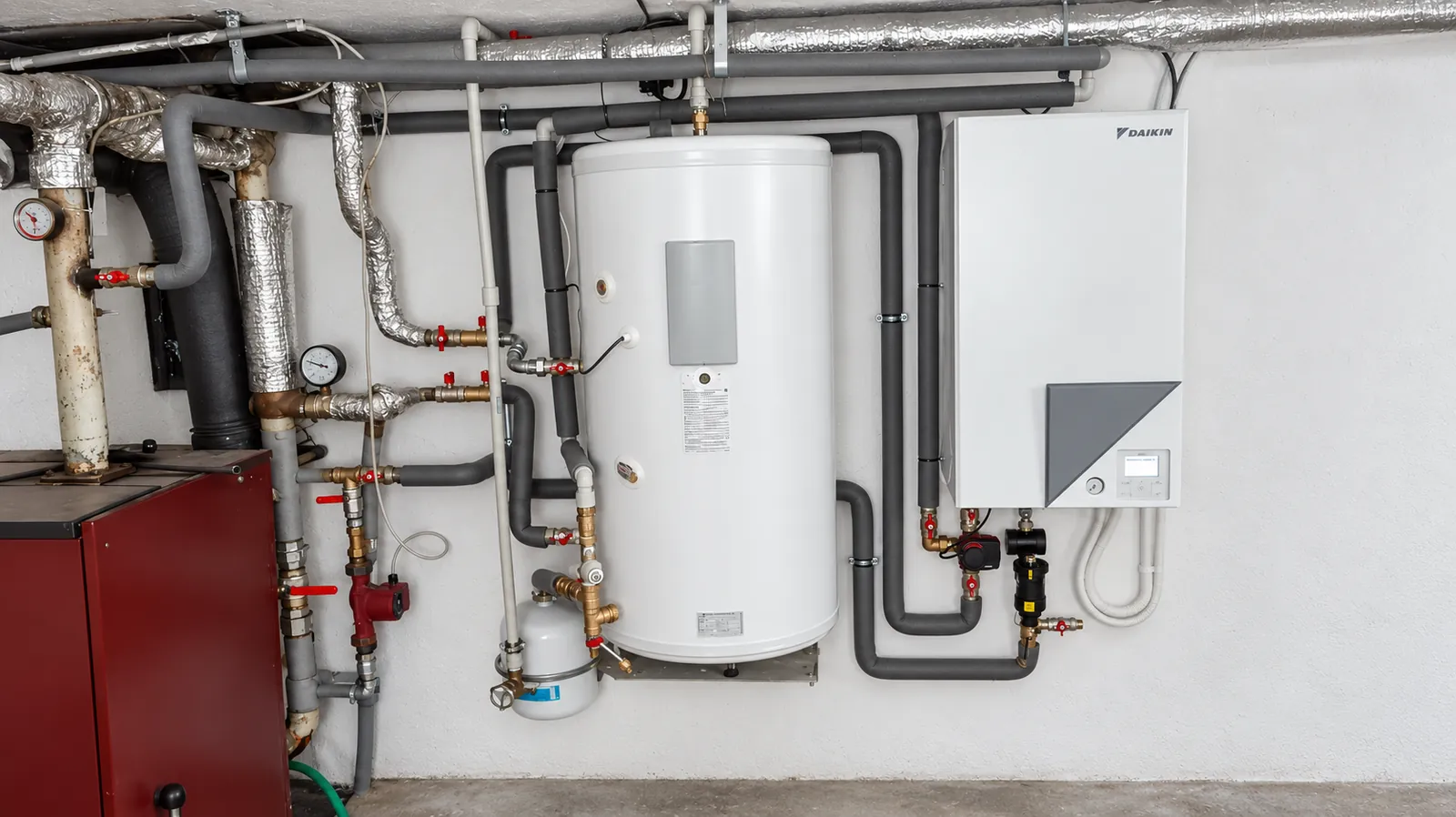 Vnútorná jednotka Daikin v technickom priestore